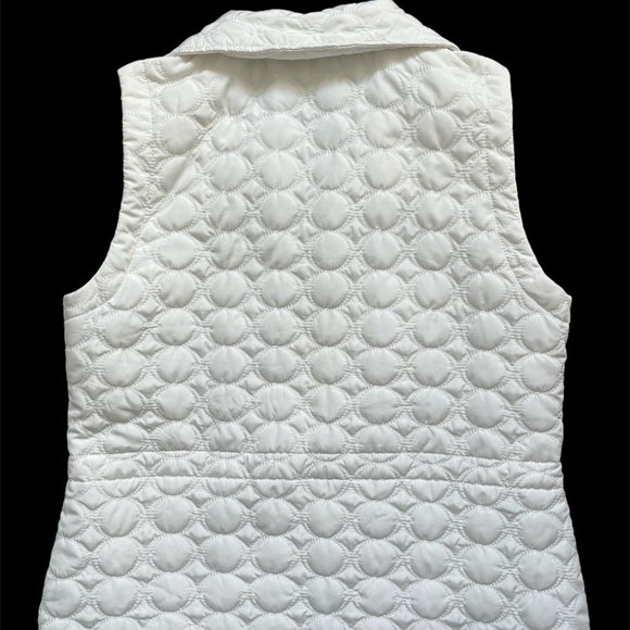 EUC White Puffer Vest with Removable Fur Collar PM - Picture 5 of 5